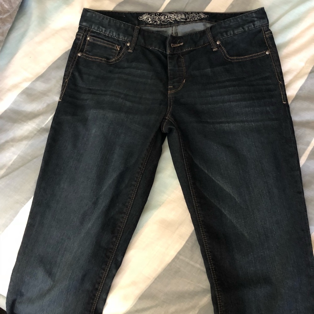 Express Zelda Barely Boot Ultra Low Rise Size 8
